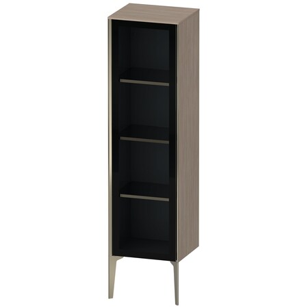 Xviu Semi-Tall Cabinet Pine Silver